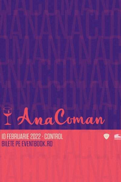 Concert Ana Coman la Club Control în februarie 2022 BILETE