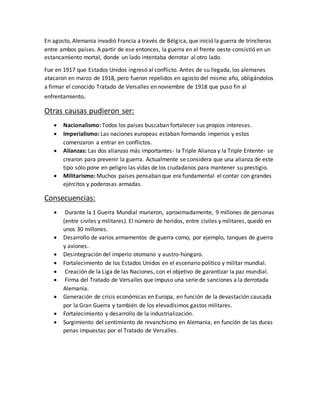 5 9 3 La Primera Guerra Mundial PDF