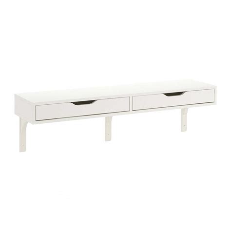 Ekby Alex Ramshult Wall Shelf White White 119x29 Cm Idiya