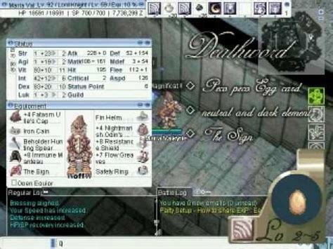 Ragnarok Online Lord Knight Pure Spiral Built NON RENEWAL YouTube