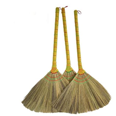 Heavy Duty Broom Corn Broom Outdoor Indoor For Courtyard Floor Home