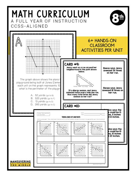 Th Grade Math Curriculum Ccss Maneuvering The Middle