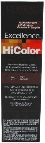 Loreal Excellence Hicolor Soft Auburn 1 74 Oz Tube Walmart