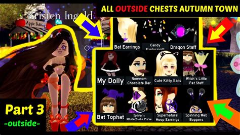 Roblox Royale High Halloween Maze 2020 Autumn Town Chest Location All