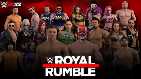 Wwe 2k22 Caw Royal Rumble Youtube