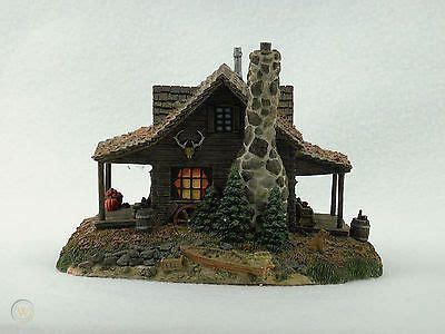 Terry Redlin "COMFORTS OF HOME CABIN" Collectable Cabin by Hadley House ...