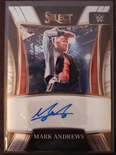 Panini Wwe Select Autograph Signature Selections Sn Mad Mark