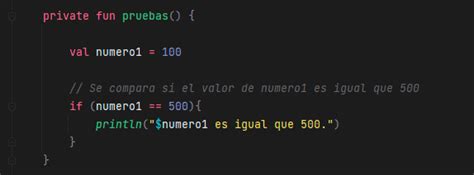 El condicional IF y los operadores de comparación en Kotlin