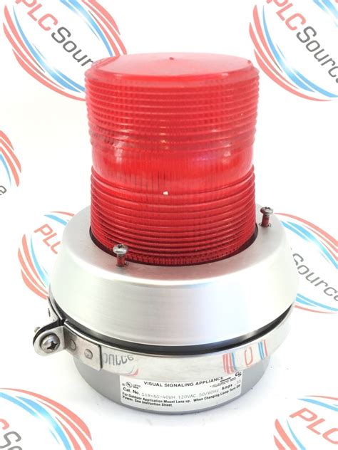 Edwards Signaling R N Wh Adaptabeacon Red Strobe Outdoor Assy J