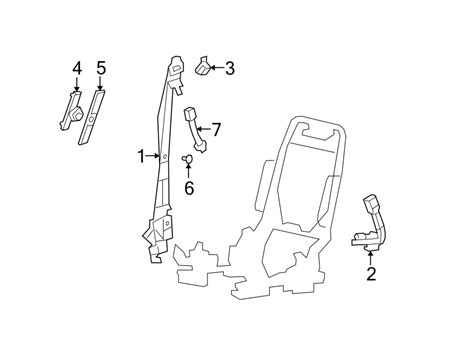 Ford F 150 Seat Belt Lap And Shoulder Belt Front Rear 6l3z16611b09ac Havre Ford Havre Mt