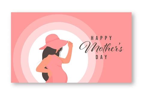 Premium Vector Mothers Day Greeting Card Template