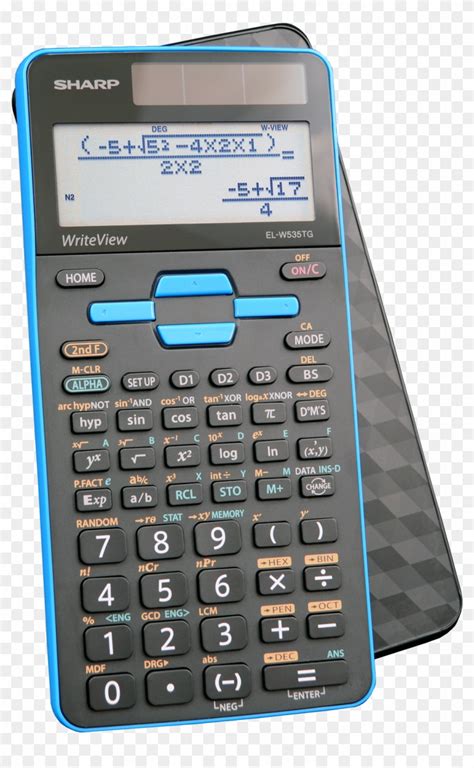 Scientific Calculator Transparent Image Calculadora Científica Sharp