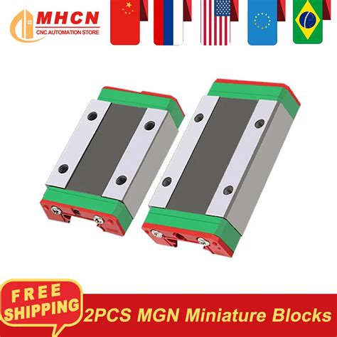 Pcs Mgn C C C C Mgn H H H H Carriage Block Miniature Linear