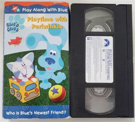 Blues Clues Playtime With Periwinkle Vhs Nick Jr Classic 4592 The