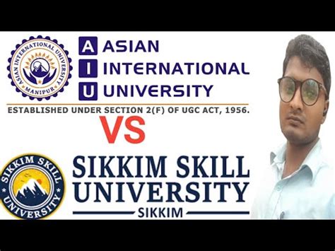 Asian International University Manipur Vs Sikkim Skill University