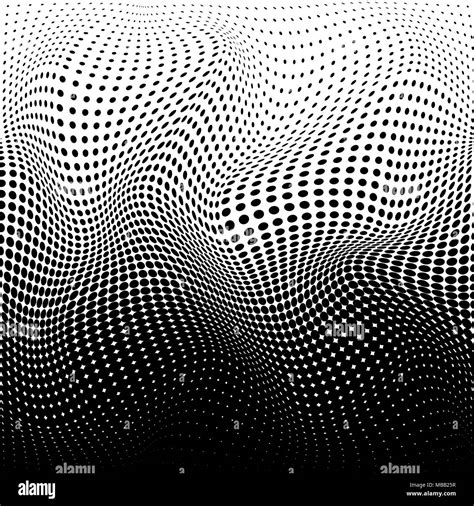 Abstract Halftone Texture. Motion gradient mesh halftone effect. Vector illustration Stock ...