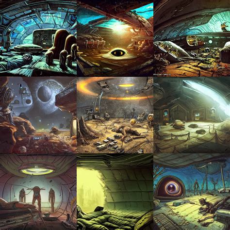 waking up from coma, surrounded by primitive | Stable Diffusion | OpenArt