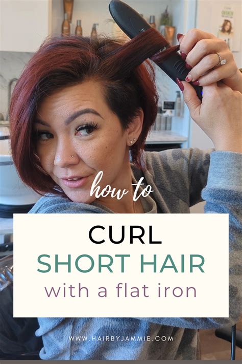 How To Flat Iron Curl Short Hair In 2023 How To Curl Short Hair Flat Iron Curls Short Hair