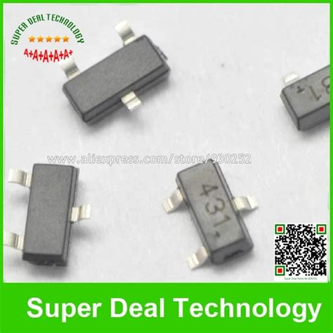 Free Shipping 1000pcs Lot TL431 431 SOT23 Voltage Regulator SMD Triode