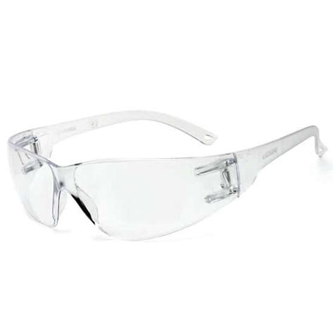 Radnor Classic Gray Frameless Safety Glasses With Gray Polycarbonate Anti Scratch Lens From Cole