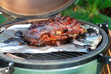 Smoked Pork Butt On The Big Green Egg And More Grillgirl