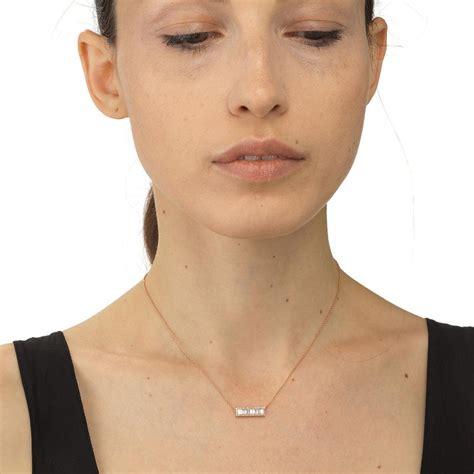 Diamond Pendant Necklace In 14 Karat Rose Gold At 1stdibs