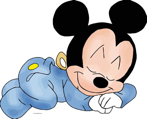 Baby Minnie Mouse Png Baby Mickey Mouse Sleeping Transparent Png The