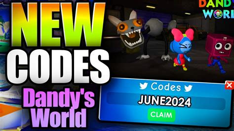 Dandys World Codes Roblox 2024 Youtube