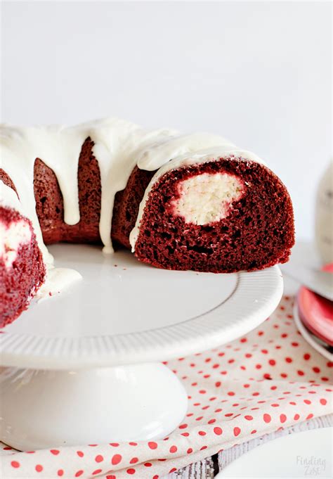 Red Velvet Bundt Cake With Cream Cheese Filling Finding Zest