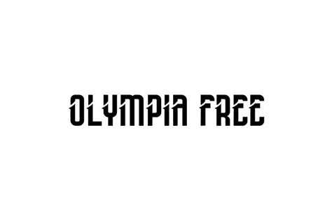 Olympia Free Font Free Font Download