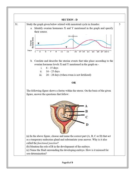 CBSE Sample Papers 2021 For Class 12 Biology AglaSem Schools