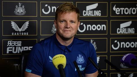 Press Conference Eddie Howe Pre Brighton A Youtube