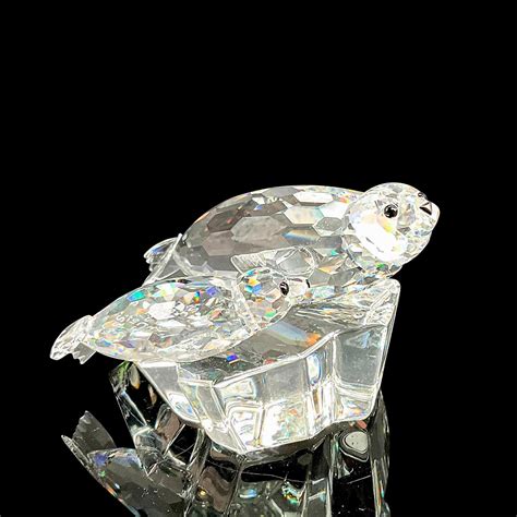 At Auction Swarovski Crystal Figurine Save Me The Seals Signed