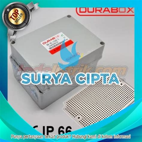 Jual ABS Junction Box Plastik 150x200x130 Abu Abu Base Plate Durabox