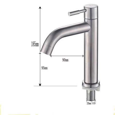 Rcg Heavy Duty Sus Stainless Steel Lavatory Faucet Tall Basin Faucet