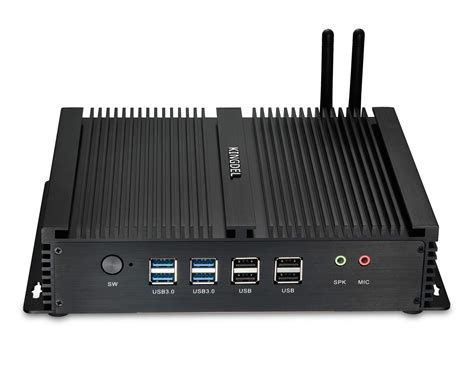 Kingdel Fanless Mini Desktop Computer Powerful Industrial Pc With