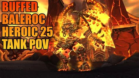 Firelands Buffed Baleroc Heroic Tank Pov Cata Classic Youtube