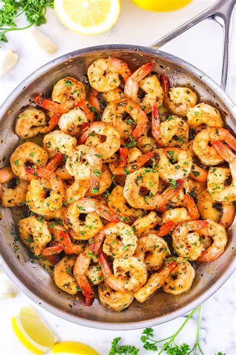 Garlic Butter Shrimp Scampi Recipe Easy Dinner Idea Recipe Shrimp Recipes For Dinner