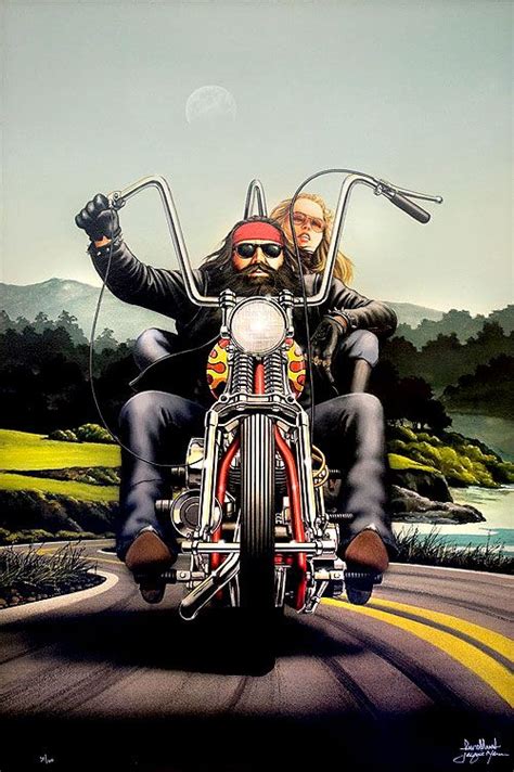 Dave Mann Chopperfest Poster David Mann Art Biker Art David Mann