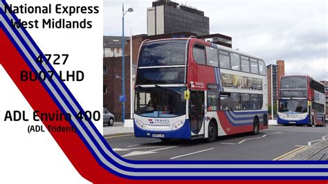 NXWM 4727 BU07 LHD ADL Enviro 400 ZF YouTube