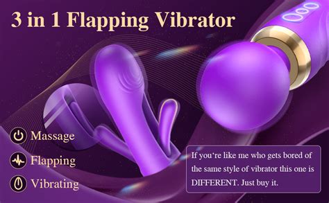 Amazon Flapping Vibrator Wand For Women G Spot Vibrator Dildo Sex