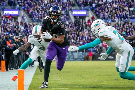 Photos Ravens Clinch The No Seed In The Afc With Win Over Miami