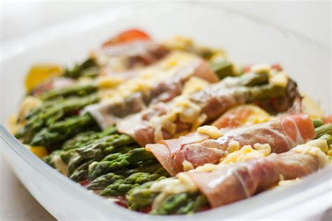 Recette asperges gratinées au jambon Marie Claire