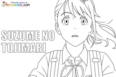 Suzume No Tojimari Coloring Pages