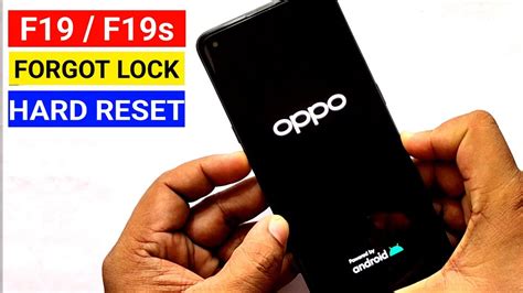 Oppo F19 F19s Hard Reset Password Unlock Without Computer YouTube