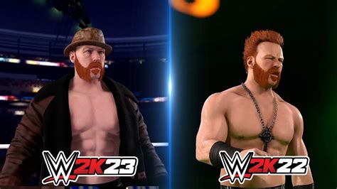 Wwe 2k23 Vs Wwe 2k22 Sheamus Entrance Comparison Youtube