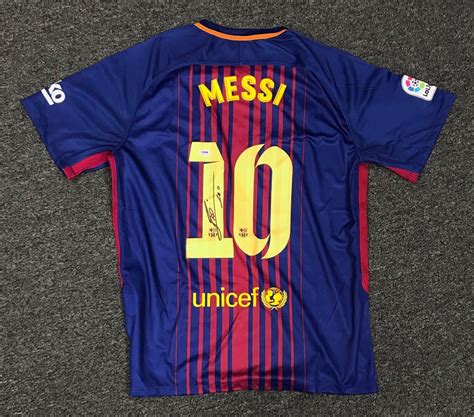 Lionel Messi Psg Jersey Number Messi Jersey Signed