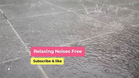 Raindrops Sound Effect For Relaxing Mode Youtube