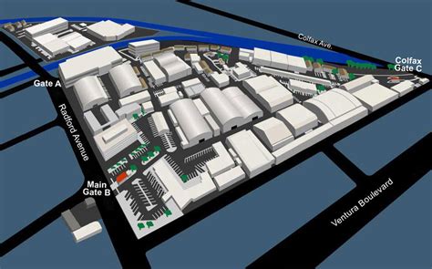 CBS Studio Map