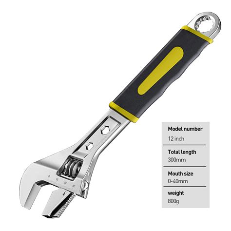 Remax Heavy Duty Adjustable Wrench Katala Enlarge Open Monkey Wrench